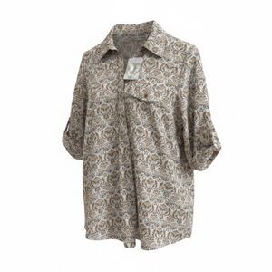 Emily Daniels Ladies 3/4 Sleeve Multi Top Size Large NWT
